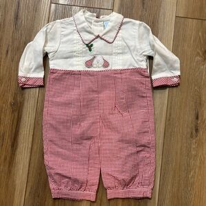 NWT Will Beth Baby Boy Christmas Outfit 6 Month